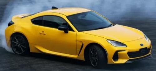 Photo of a 2026 Subaru BRZ in Sunrise Yellow (paint color code C2Z)