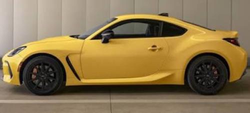 Photo of a 2026 Subaru BRZ in Sunrise Yellow (paint color code C2Z)