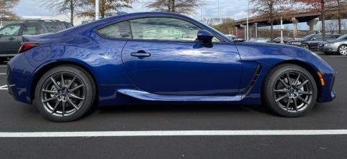 Photo of a 2022-2024 Subaru BRZ in Sapphire Blue Pearl (paint color code WCH