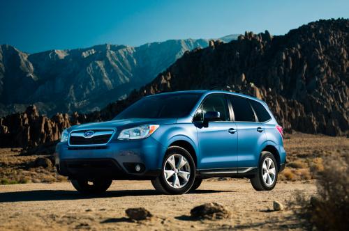 Photo of a 2014 Subaru Forester in Marine Blue Pearl (paint color code F9H)