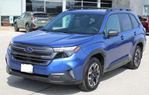 Photo of a 2026 Subaru Forester in Daybreak Blue Pearl (paint color code ZDC)