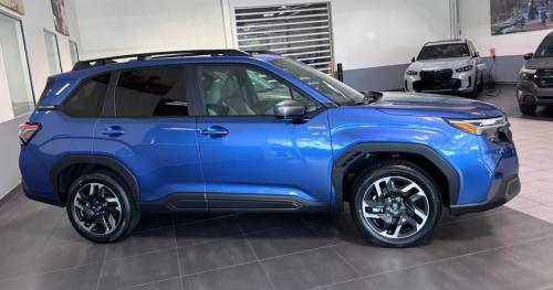 Photo of a 2026 Subaru Forester in Daybreak Blue Pearl (paint color code ZDC)