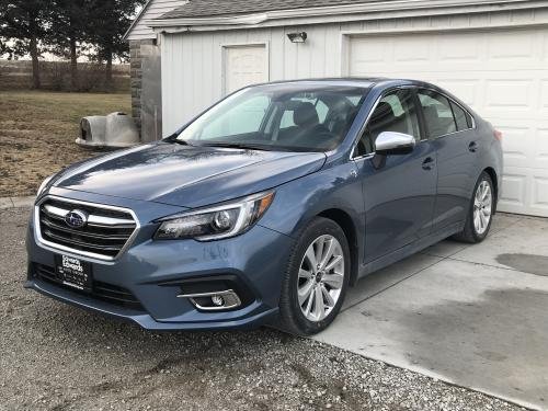 Photo of a 2018 Subaru Legacy in Heritage Blue Pearl (paint color code P9Y)