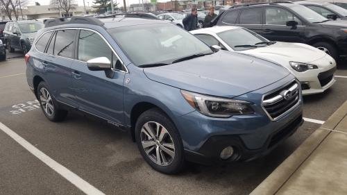 Photo of a 2018 Subaru Legacy in Heritage Blue Pearl (paint color code P9Y)
