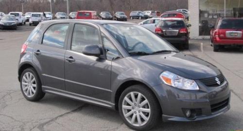 Photo of a 2010-2012 Suzuki SX-4 in Azure Gray Metallic (paint color code ZMW)