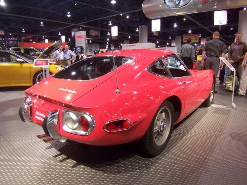 Photo of a 1967 Toyota 2000GT in Solar Red (paint color code T1297