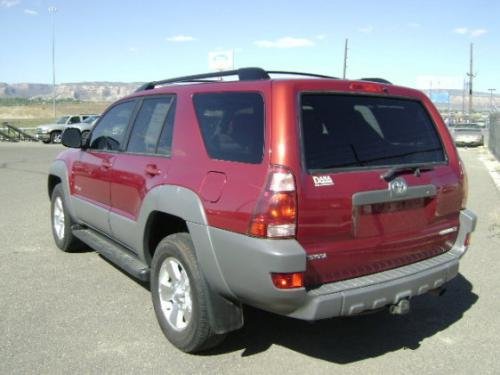 Photo of a 2003 Toyota 4Runner in Impulse Red Pearl (paint color code 3P1)