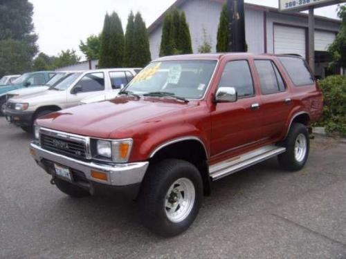 Photo of a 1990 Toyota 4Runner in Medium Red Pearl (paint color code 28L