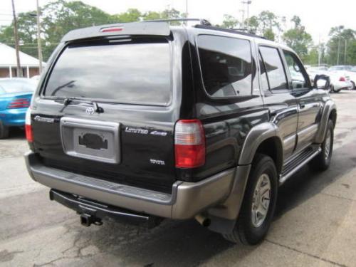 Photo of a 1999-2000 Toyota 4Runner in Black on Topaz Metallic (paint color code K87)