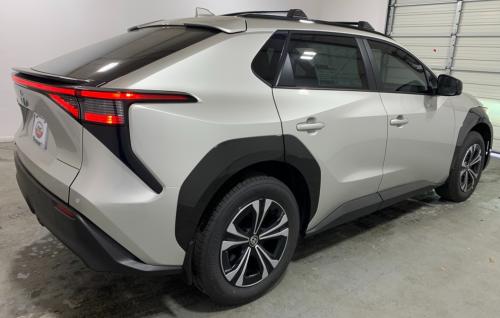 Photo of a 2024 Toyota bZ in Elemental Silver Metallic (paint color code 2MR)