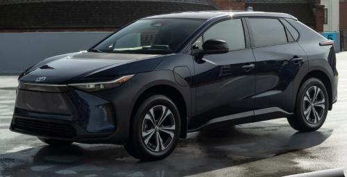 Photo of a 2023-2025 Toyota bZ in Black (paint color code 2TB)