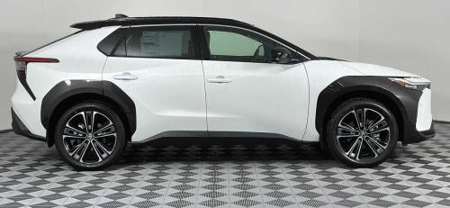 Photo of a 2023 Toyota bZ in Black on Wind Chill Pearl (paint color code 2VP)