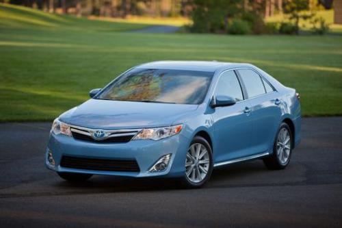 Photo of a 2013 Toyota Camry in Clearwater Blue Metallic (paint color code 8W1)