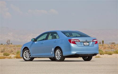 Photo of a 2013 Toyota Camry in Clearwater Blue Metallic (paint color code 8W1)