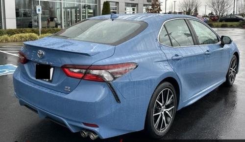 Photo of a 2022-2024 Toyota Camry in Cavalry Blue (paint color code 2VV)