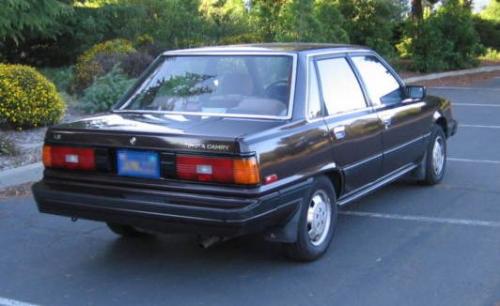 Photo of a 1984 Toyota Camry in Deep Maroon Metallic (paint color code 379)