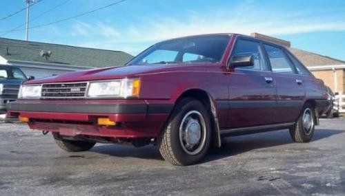 Photo of a 1986 Toyota Camry in Dark Red (paint color code 3F1)