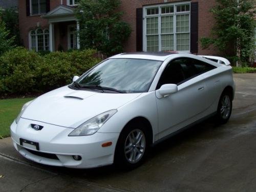 Photo of a 2003 Toyota Celica in Super White (paint color code 040)