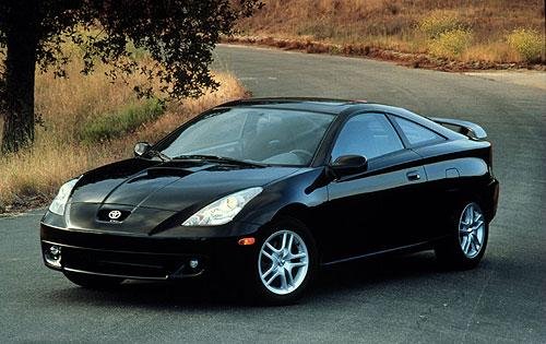 Photo of a 2003 Toyota Celica in Black (paint color code 202