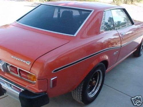 Photo of a 1974 Toyota Celica in Red (paint color code 335)