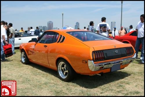 Photo of a 1977 Toyota Celica in Orange (paint color code 352)