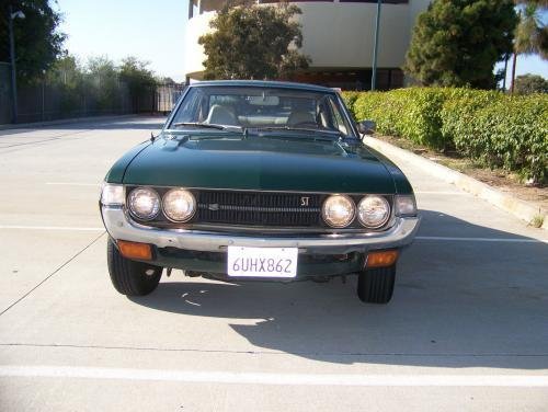 Photo of a 1974 Toyota Celica in Dark Green Metallic (paint color code 684)