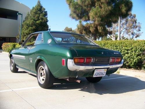 Photo of a 1974 Toyota Celica in Dark Green Metallic (paint color code 684)