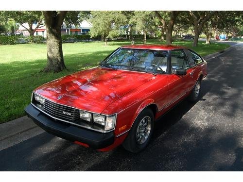 Photo of a 1981 Toyota Celica in Bright Red (paint color code 299)