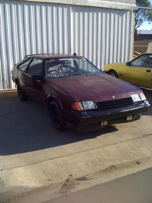 Photo of a 1982 Toyota Celica in Red Metallic (paint color code 3A9)