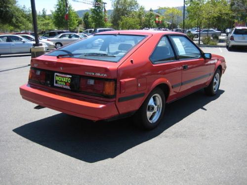 Photo of a 1983 Toyota Celica in Red (paint color code 3D1)