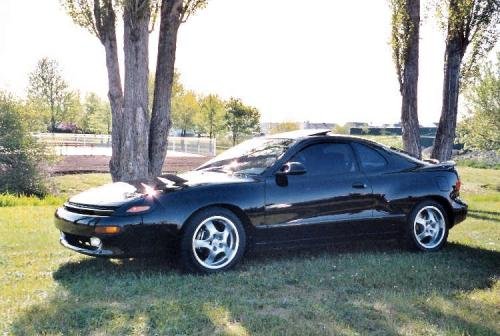 Photo of a 1990-1993 Toyota Celica in Black (paint color code 202