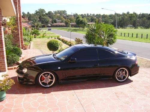 Photo of a 1994-1999 Toyota Celica in Black (paint color code 202