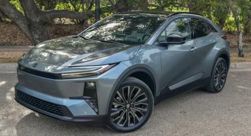 Photo of a 2026 Toyota C-HR in Overcast (paint color code 6Y1)