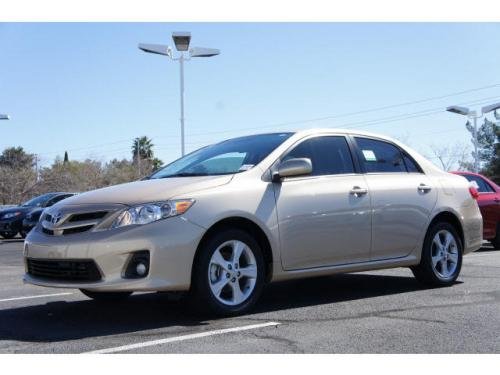 Photo of a 2011-2013 Toyota Corolla in Sandy Beach Metallic (paint color code 4T8)