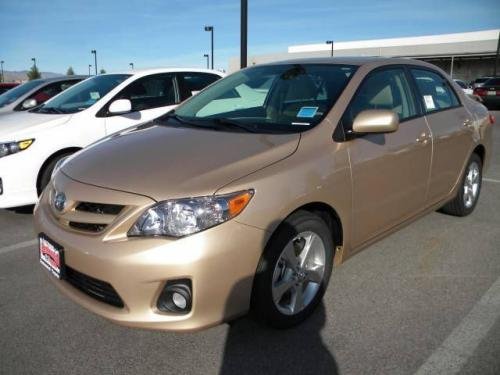 Photo of a 2011-2013 Toyota Corolla in Sandy Beach Metallic (paint color code 4T8)