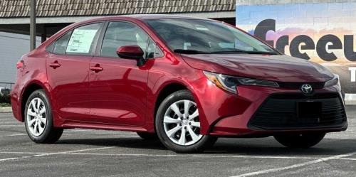 Photo of a 2024 Toyota Corolla in Ruby Flare Pearl (paint color code 2YD)