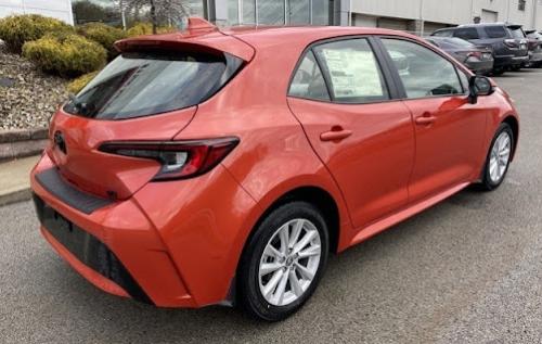 Photo of a 2023-2025 Toyota Corolla in Inferno (paint color code 4Y8)