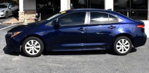 Photo of a 2020-2024 Toyota Corolla in Blueprint (paint color code 2RA