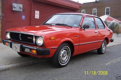 Photo of a 1976-1979 Toyota Corolla in Red (paint color code 336)