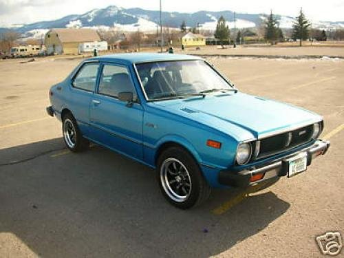 Photo of a 1977 Toyota Corolla in Light Blue Metallic (paint color code 861