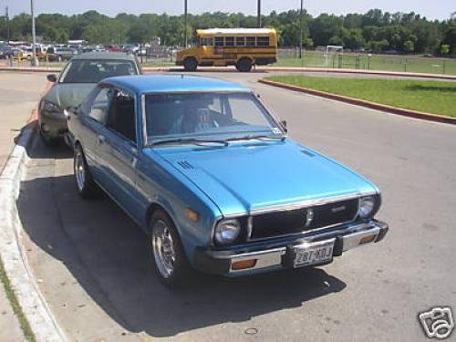 Photo of a 1977-1979 Toyota Corolla in Light Blue Metallic (paint color code 861