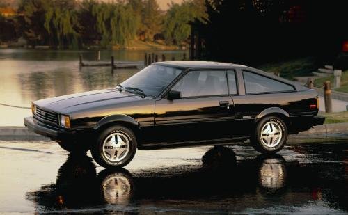 Photo of a 1984 Toyota Corolla in Gloss Black (paint color code 2D3