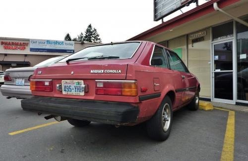 Photo of a 1980 Toyota Corolla in Red Metallic (paint color code 372)