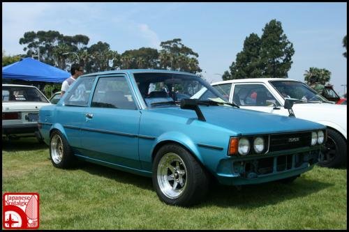 Photo of a 1980-1981 Toyota Corolla in Light Blue Metallic (paint color code 861