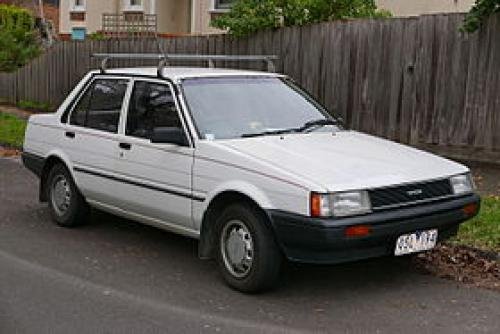 Photo of a 1985-1988 Toyota Corolla in White (paint color code 041