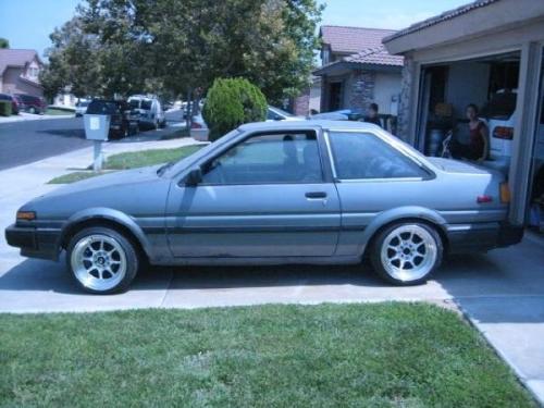 Photo of a 1985 Toyota Corolla in Dark Gray (paint color code 136)