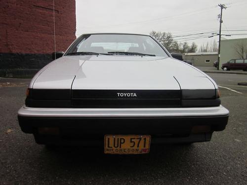 Photo of a 1984 Toyota Corolla in Silver Metallic on Black (paint color code 2M8)