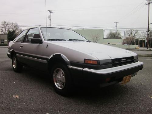 Photo of a 1984 Toyota Corolla in Silver Metallic on Black (paint color code 2M8)