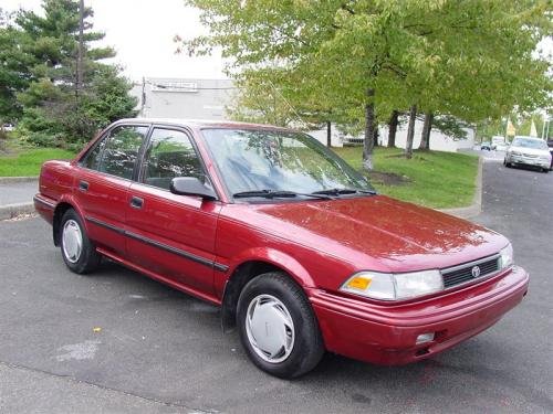 Photo of a 1992 Toyota Corolla in Sunfire Red Pearl (paint color code 3K4)