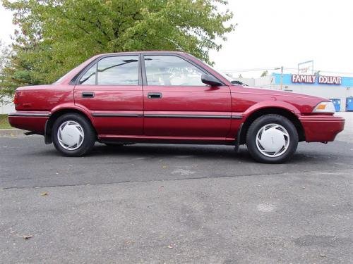 Photo of a 1992 Toyota Corolla in Sunfire Red Pearl (paint color code 3K4)